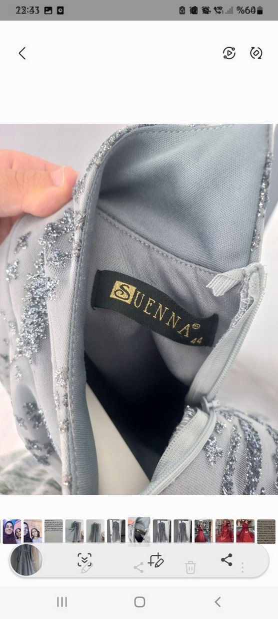 Gri prenses model Abiye - Görsel 3