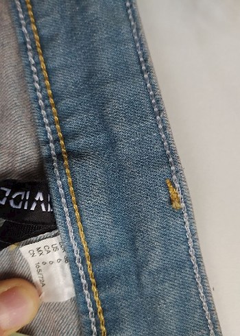 Yıkanmış Görünümlü H&M Flared Low Jeans 38 - Görsel 5