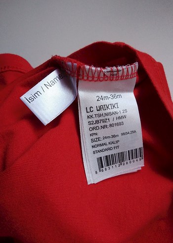 LC Waikiki unisex tişort 24-36ay - Görsel 6