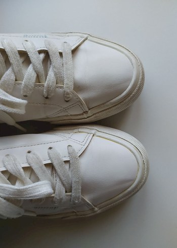 Bershka beyaz sneaker 38 numara - Görsel 3