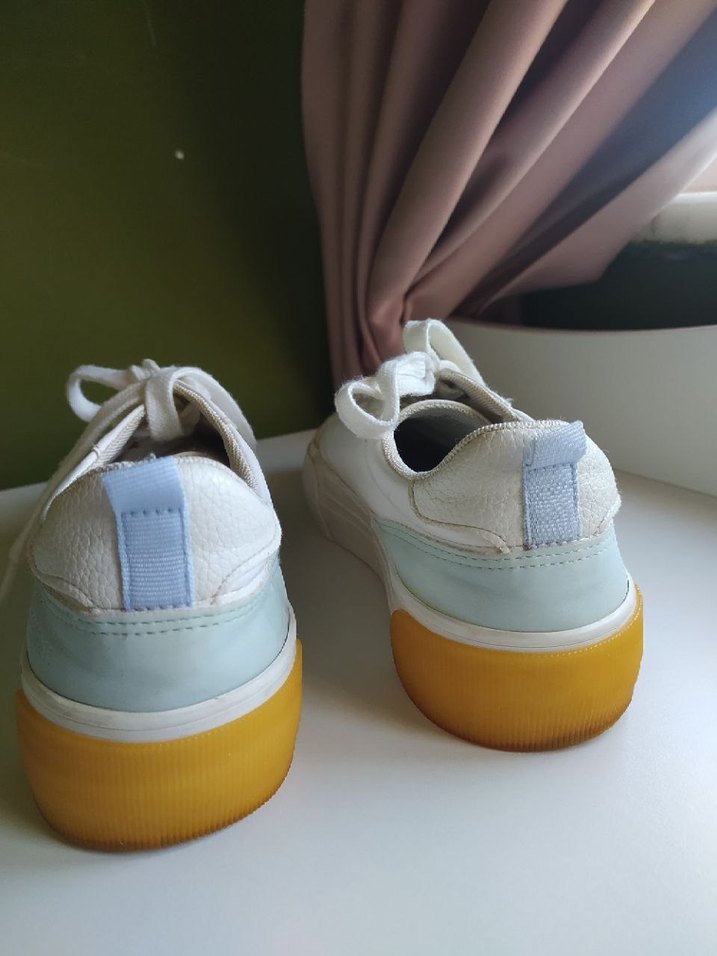 Bershka beyaz sneaker 38 numara - Görsel 5