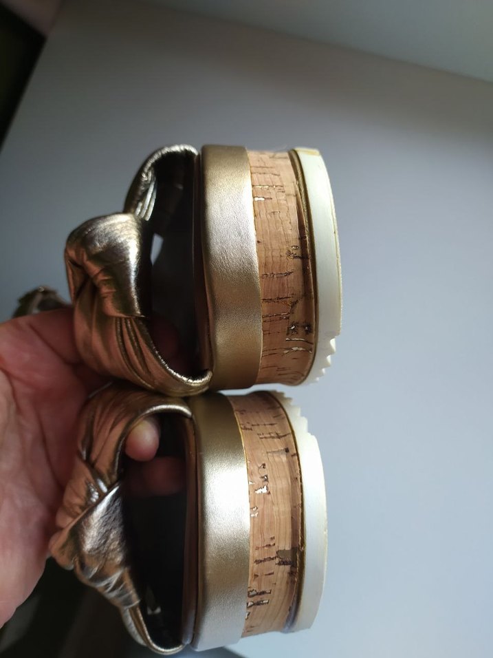 Inci platformlu sandalet 40 numara - Görsel 3