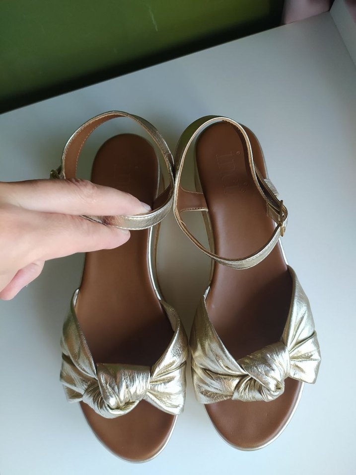 Inci platformlu sandalet 40 numara - Görsel 4