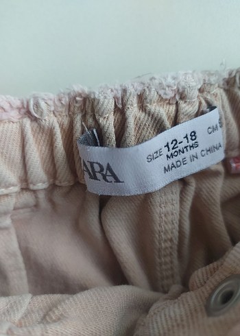 Zara denim şort 12-18ay - Görsel 3