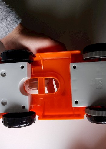 Renkli Turuncu Oyuncak Kamyon - Görsel 4