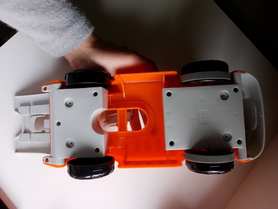 Renkli Turuncu Oyuncak Kamyon - Görsel 4