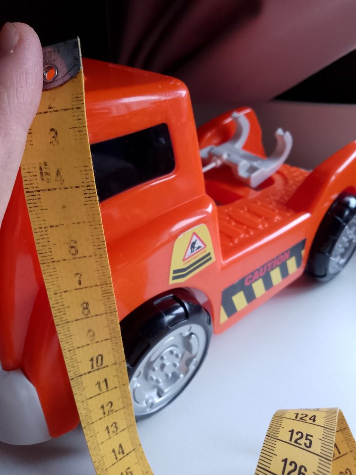 Renkli Turuncu Oyuncak Kamyon - Görsel 5