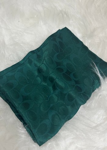 Kadın Yeşil Parlak Bohem Şal - Görsel 5