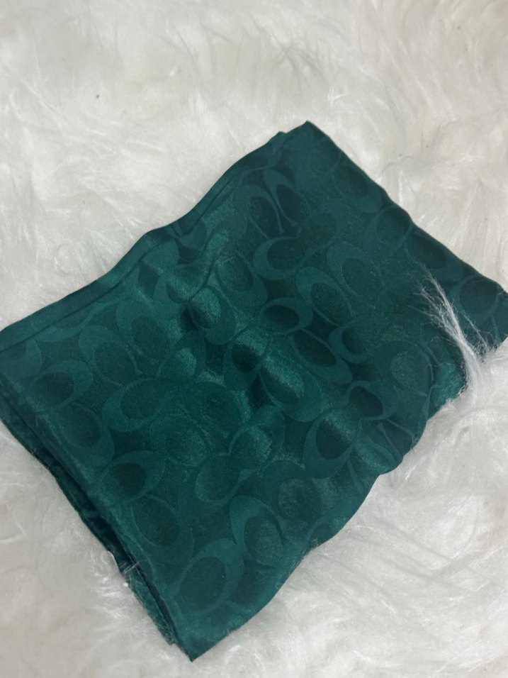 Kadın Yeşil Parlak Bohem Şal - Görsel 5