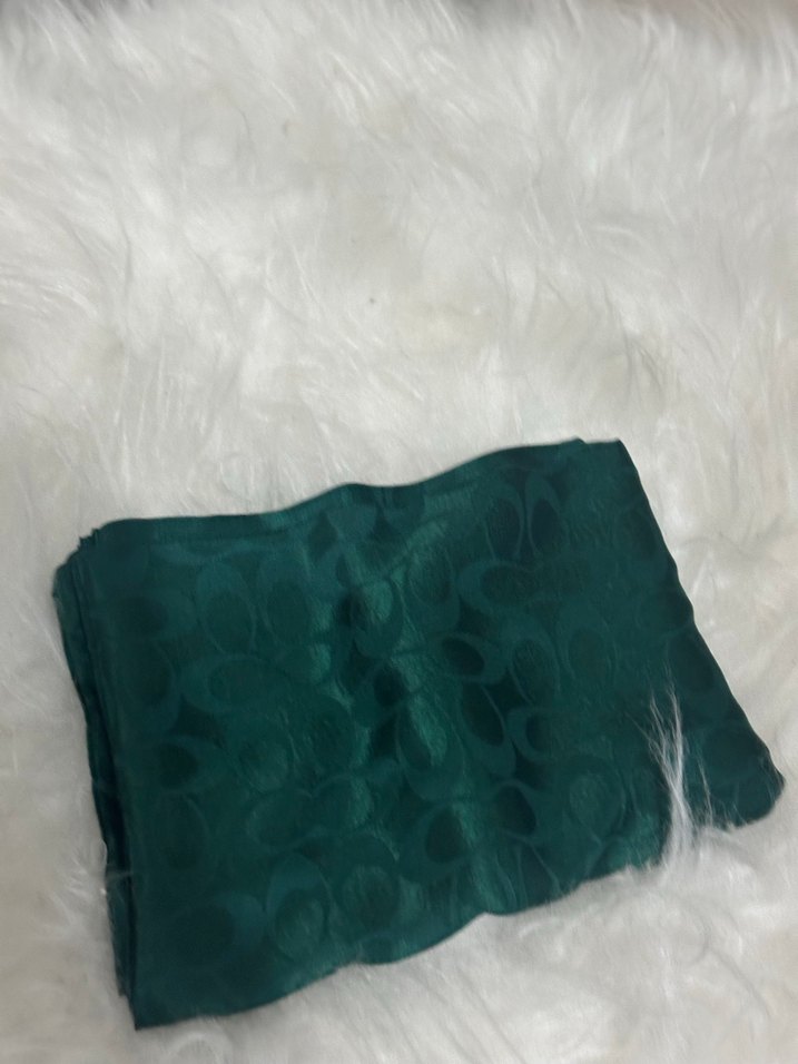 Kadın Yeşil Parlak Bohem Şal - Görsel 4