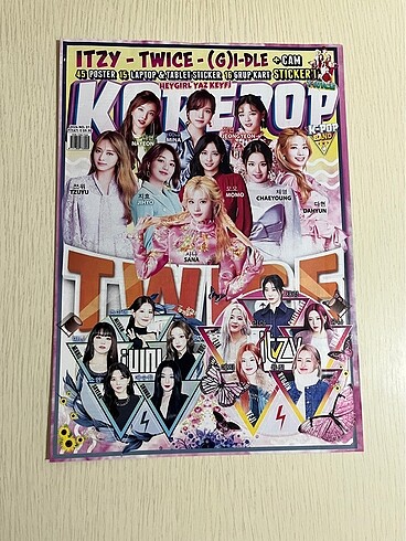 Korepop Kpop Dergi Heygirl Yaz Keyfi Itzy Twice G-(I)dle