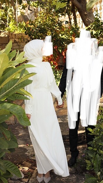 Diğer Tesettür nikah elbisesi
