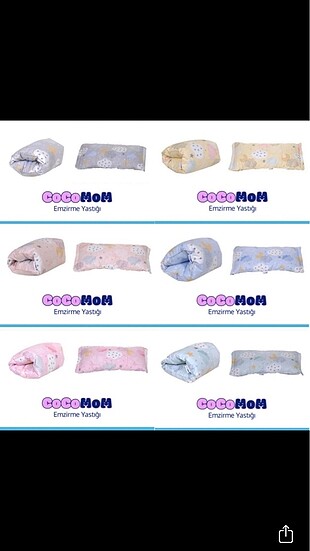 Beden Emzirme yastığı- pembe,mavi, gri,somon, sarı renkleri mevcut
