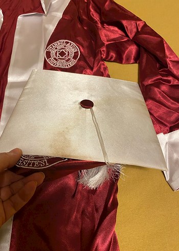 Tasarımcı Bordo Uzun Kollu Mezuniyet Elbisesi