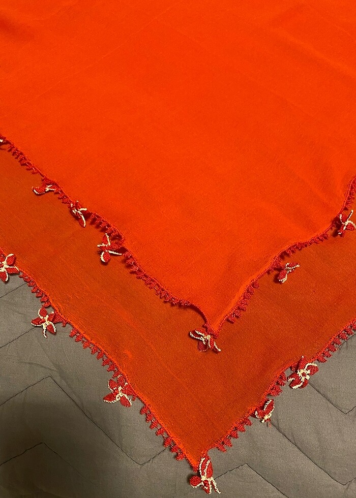 İğne oyası fular - Görsel 1