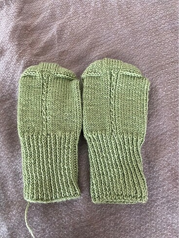 Çocuk örme parik - Görsel 2