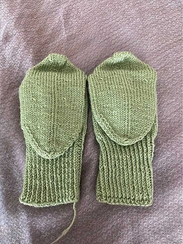 Çocuk örme parik - Görsel 3