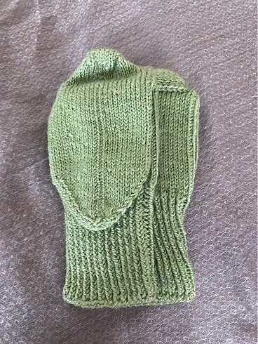 Çocuk örme parik - Görsel 4