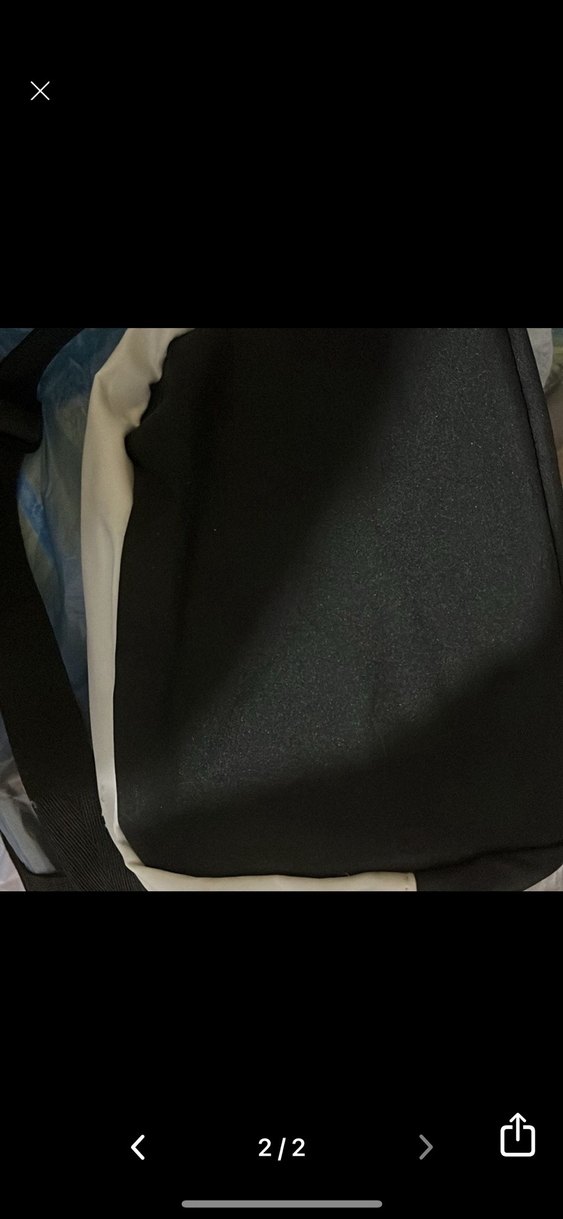 Baskılı Siyah Temu Çanta - Görsel 2