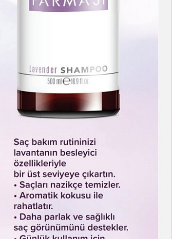 Farmasi Farmasi Lavanta şampuanı