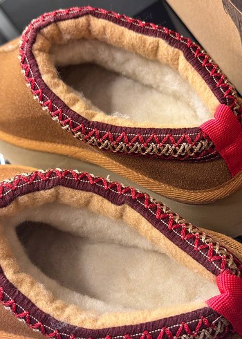 37 Beden UGG Kadın Kahverengi Süet Dolgu Topuk Terlik