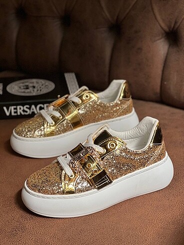 Versace payetli ayakkabı