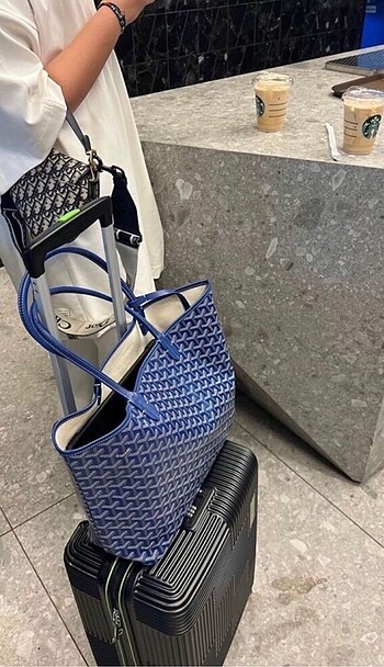 Maison Goyard Goyard büyük boy mavi renk