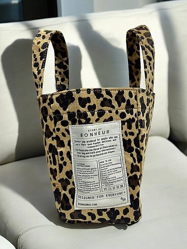 Diğer Tote leopar çanta