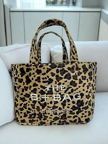 Beden çeşitli Renk Tote leopar çanta