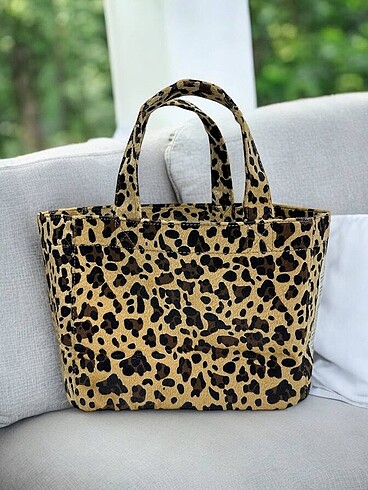 Tote leopar çanta