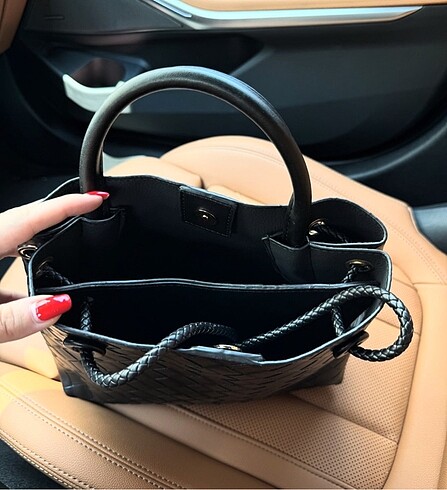 Beden siyah Renk Bottega çanta