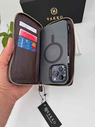 Beden kahverengi Renk Vakko cüzdan