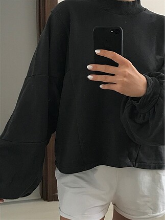 balon kollu sweatshirt