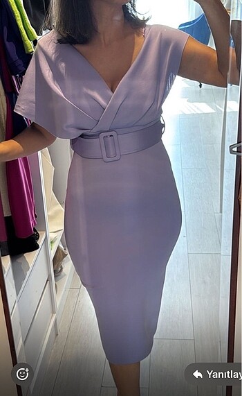 Zara Lila elbise