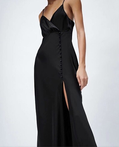 Zara Zara saten elbise