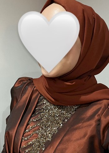 Abiye Taşlı Tesettür Abiye