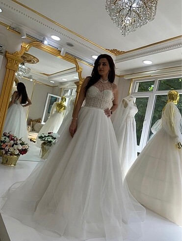 İncili gelinlik - Görsel 6