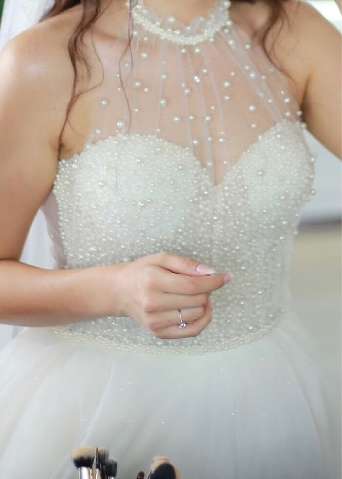 İncili gelinlik - Görsel 4