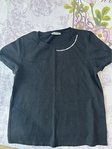 Zara Yazılı Tshirt