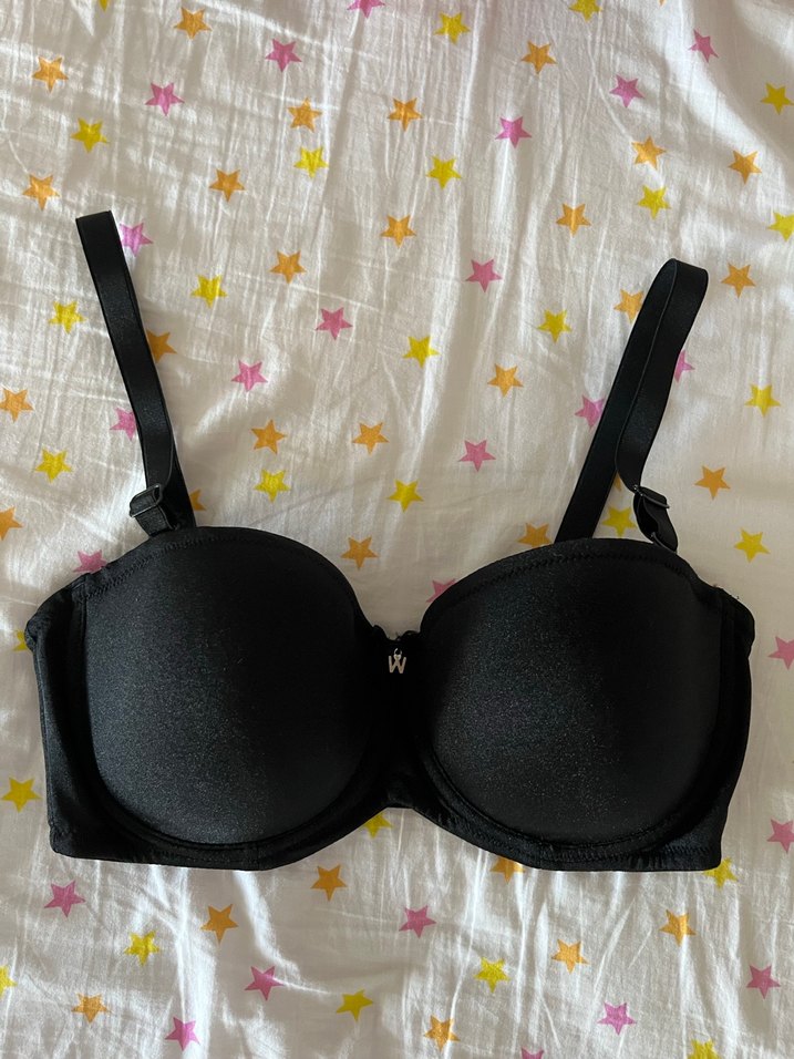 Suwen linda siyah straplez desteksiz sütyen - Görsel 4