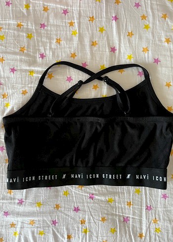 Mavi jeans icon crop büstiyer - Görsel 2