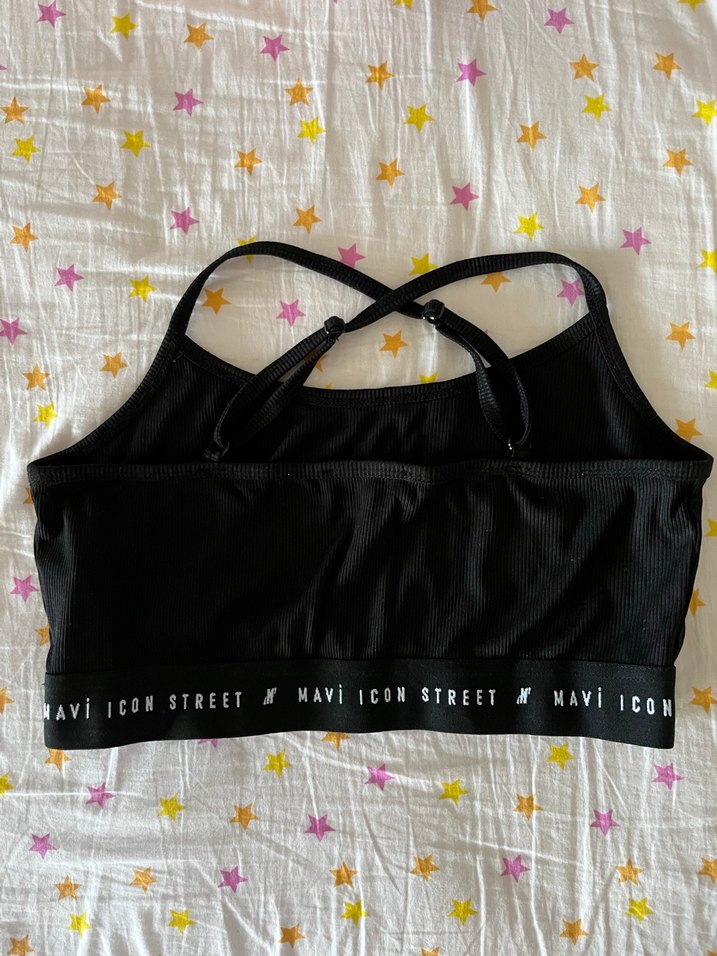 Mavi jeans icon crop büstiyer - Görsel 2