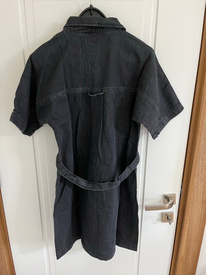 Colins denim Jean kot elbise kemerli 90s - Görsel 2