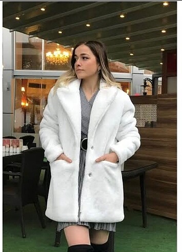 Tüylü Mont (36 beden)