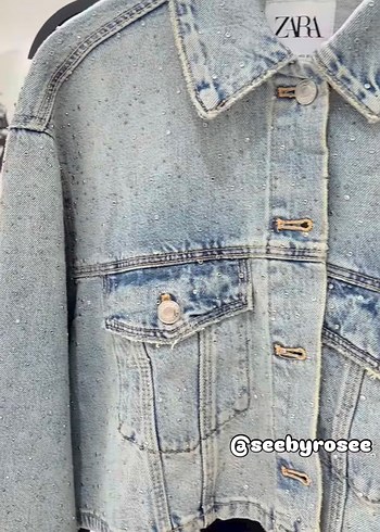 Zara Kadın Denim Ceket - Görsel 4