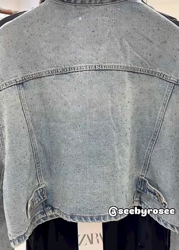 Zara Kadın Denim Ceket - Görsel 3