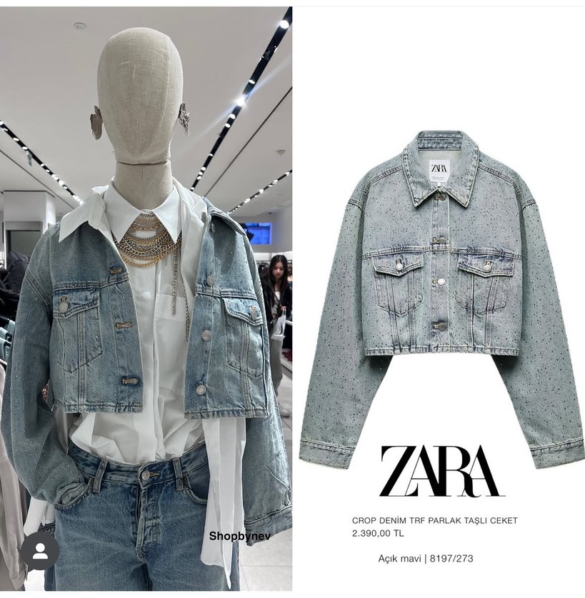 Zara Kadın Denim Ceket - Görsel 5