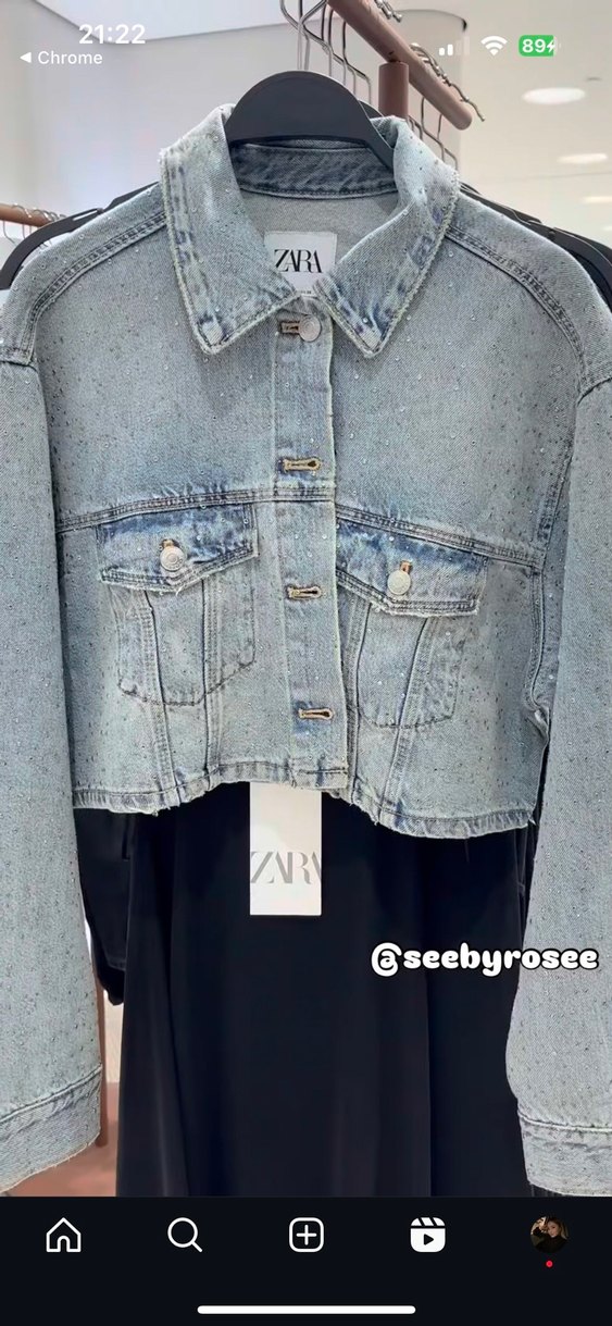 Zara Kadın Denim Ceket - Görsel 2