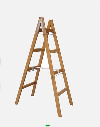 Ahşap A tipi 5 basamaklı merdiven