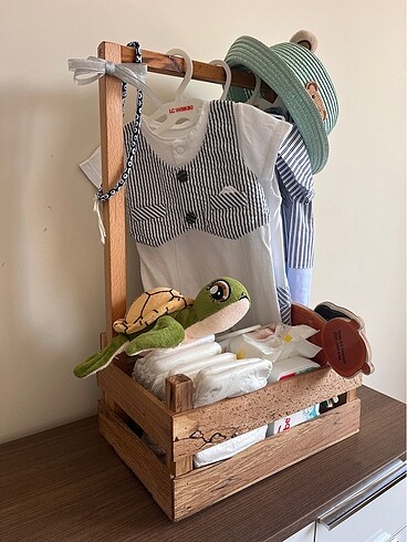 Bebek hediye sepeti teyze hala 32x22x15
